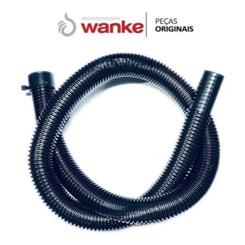 Mangueira Saída de Água lavadora Tanquinho Wanke 90cm Original C/TERMINAL 31300062 Mod. Tradicional