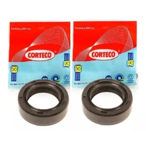 PAR RETENTOR BENGALA CG TITAN 150 PAR CORTECO ORIGINAL ALTA DURABILIDADE ENVIO IMEDIATO 24H