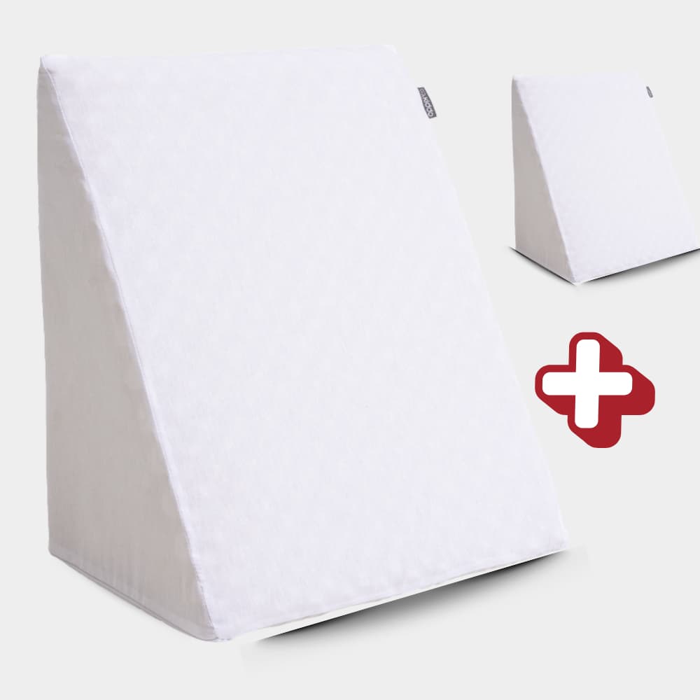 Encosto Anatômico, Triangular, Branco, Leitura, Pós Operatório, Capa Com Zíper, BraSoft Confort