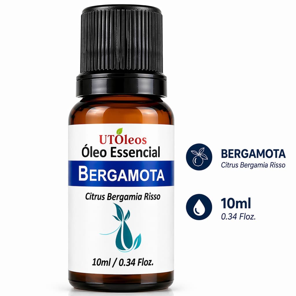 Óleo Essencial De Bergamota 100% PURO