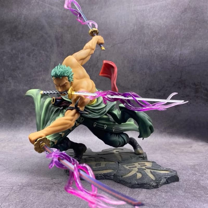 Action Figure Roronoa Zoro One Piece com Detalhes Realistas em PVC