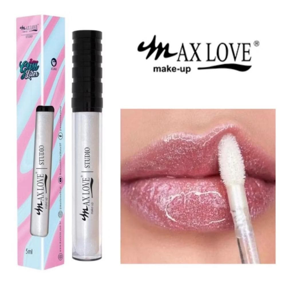 Gloss Labial Latex translucido Glitter Nº 19 - Max Love 5ml