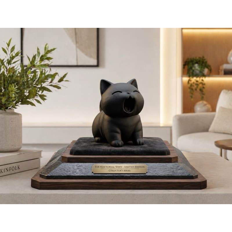 Enfeite Gato Decorativo Moderno Minimalista Estatueta Decoração Sala Quarto Presente Criativo