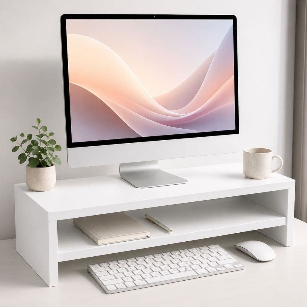 Base para Monitor MDF 50cm – Ergonômico e Moderno Suporte Notebook