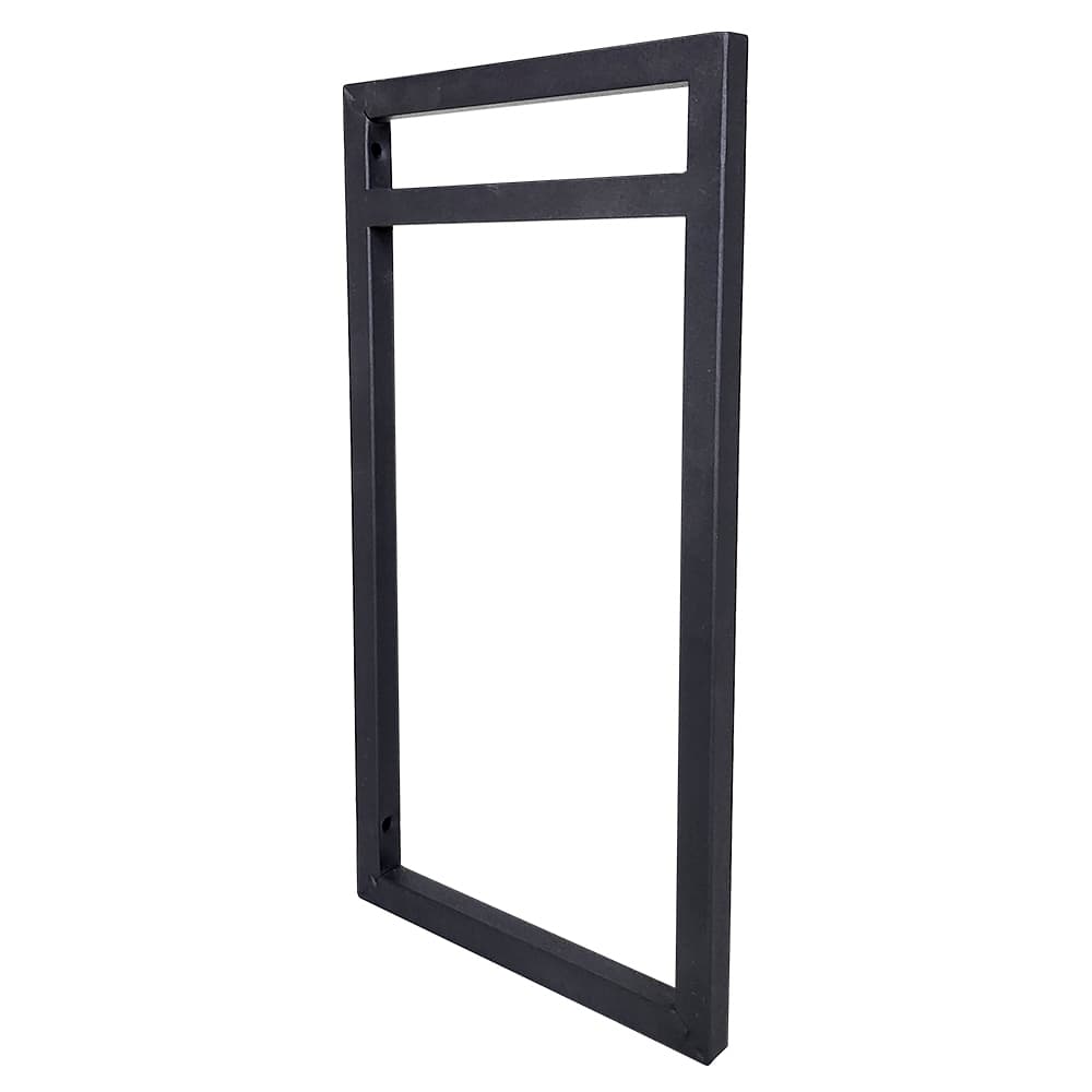 Estilo Industrial Metalon Duplo Preto - Prateleira 15cm