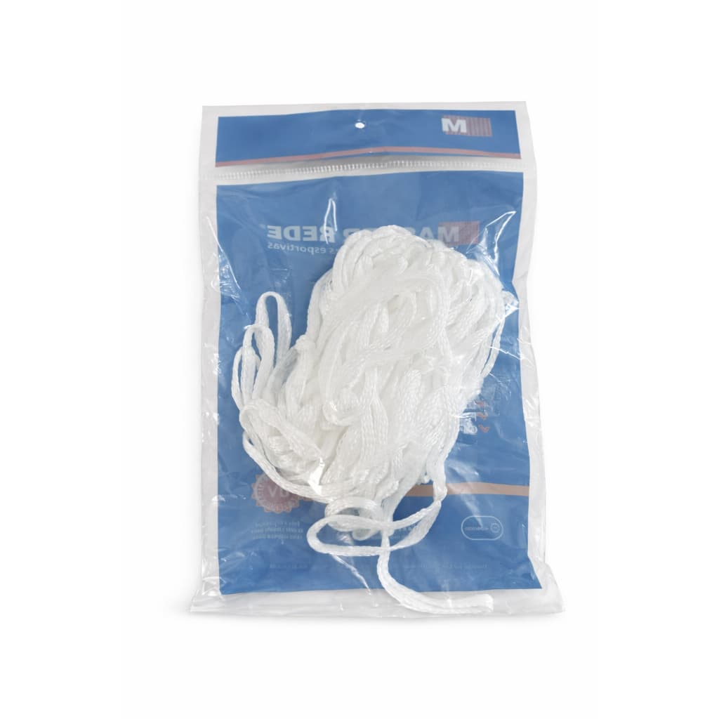 REDE DE BASQUETE DE SEDA 10 ALÇAS 45CM BRANCA MASTER REDE
