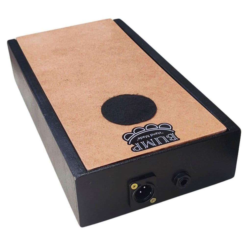 Stomp Box Pedal Cajón Percussão c os pés Foot Drum Reto Simulador de Bumbo - BUMP