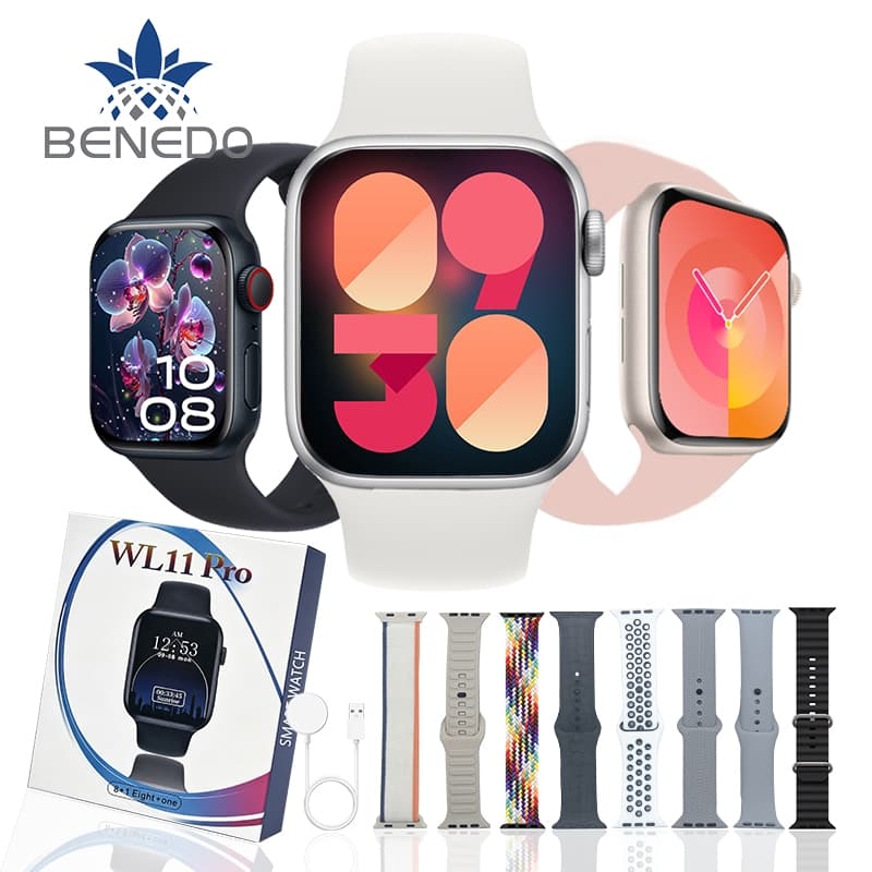 Smartwatch  WL11 PRO 47mm GPS com 8 pulseiras Gps séries11 2026  esportes Inteligent Relógio unisex