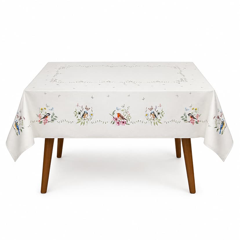 Toalha De Mesa Quadrada 4 Lugares 140x140cm Jardim Dohler