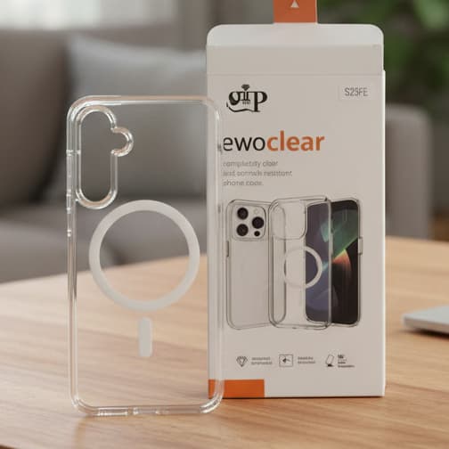 Capinha Samsung Magnética Transparente Com MagSafe Anti Impacto Premium  para iPhone