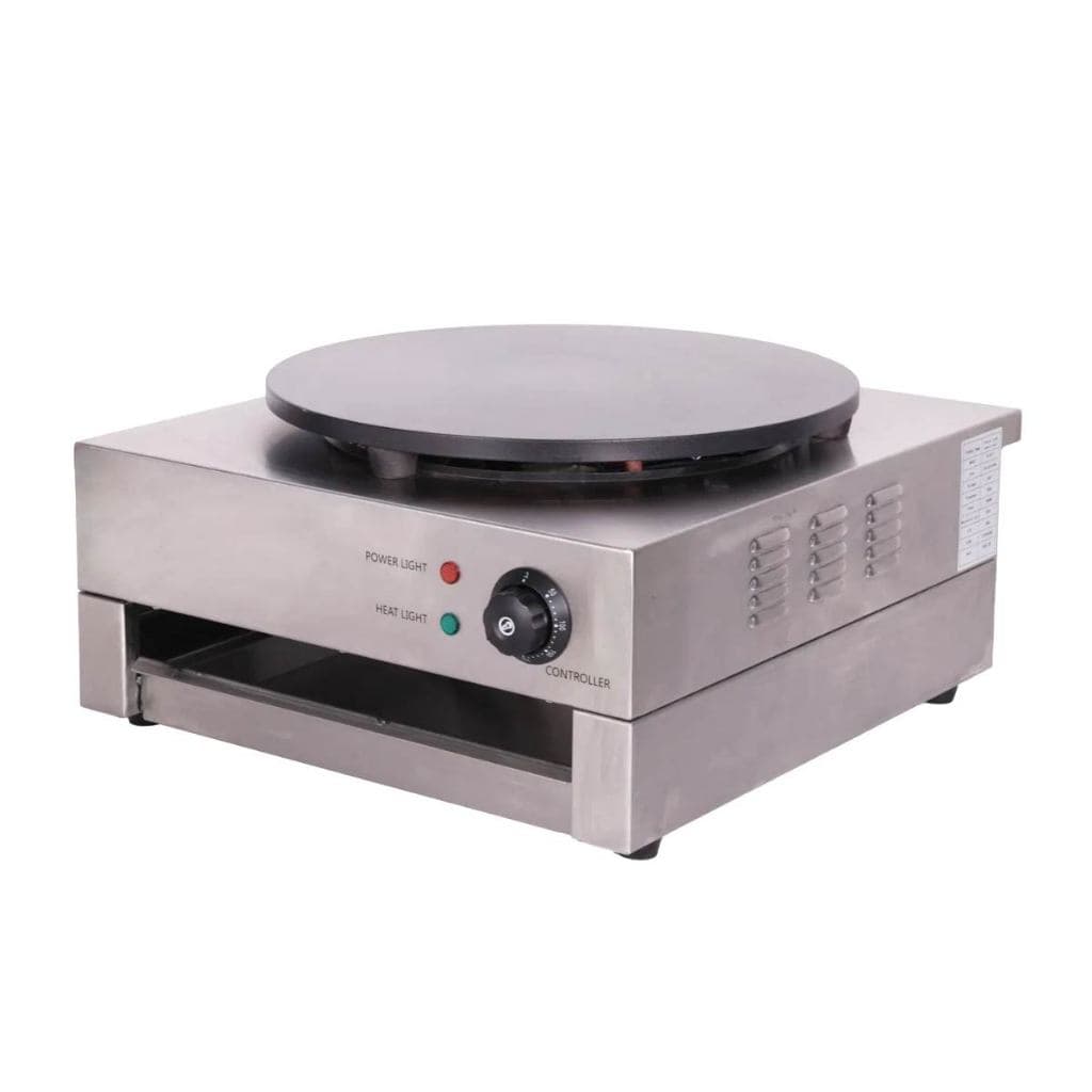 Máquina De Crepe Francês Crepeira E Panquequeira Tekyus 220v Preto