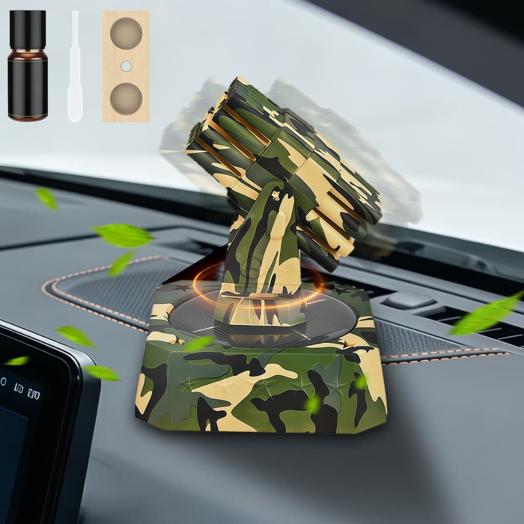 Aromatizador Para Carro Canhão De Míssil Aromatizador Com Difusor Energia Solar Purificador De Ar