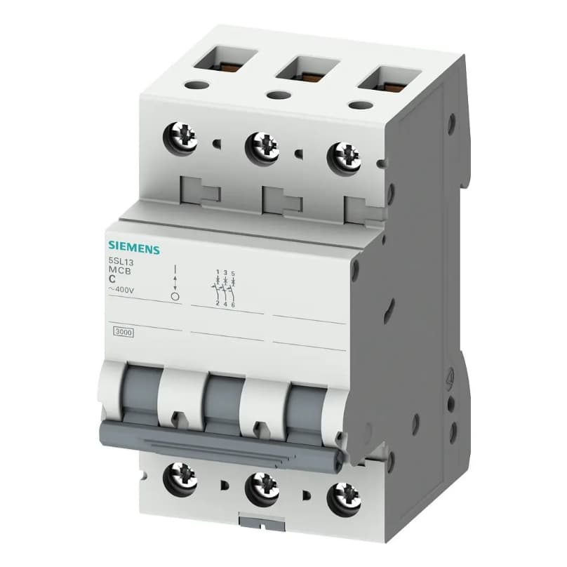 Disjuntor Tripolar 16a 3P Curva C 5sl1316-7mb Siemens