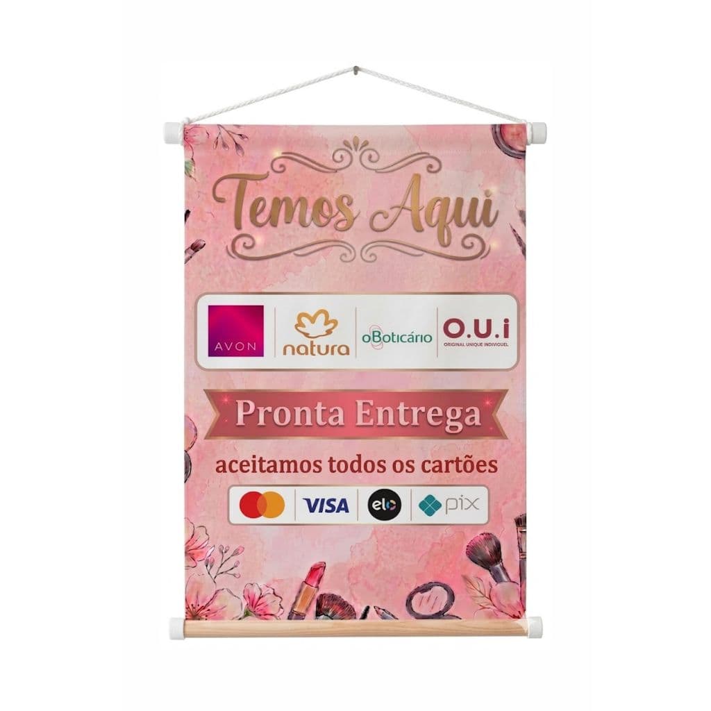 Banner Avon, Boticário, Natura, O.U.i Diversos Tamanhos Personalizado.