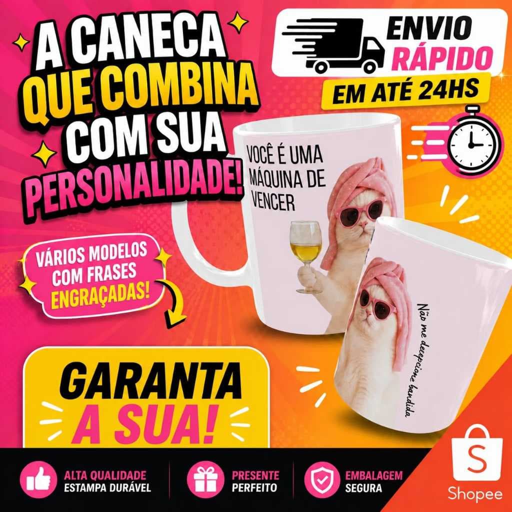 Caneca Dia das Mães Personalizada Porcelana Mãe Divertida Mãe Humorada Frases Engraçadas  Presente Com Nome
