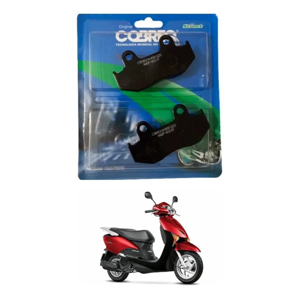 Pastilha Freio Dianteiro Honda Lead 110 2009 a 2016 Original Cobreq