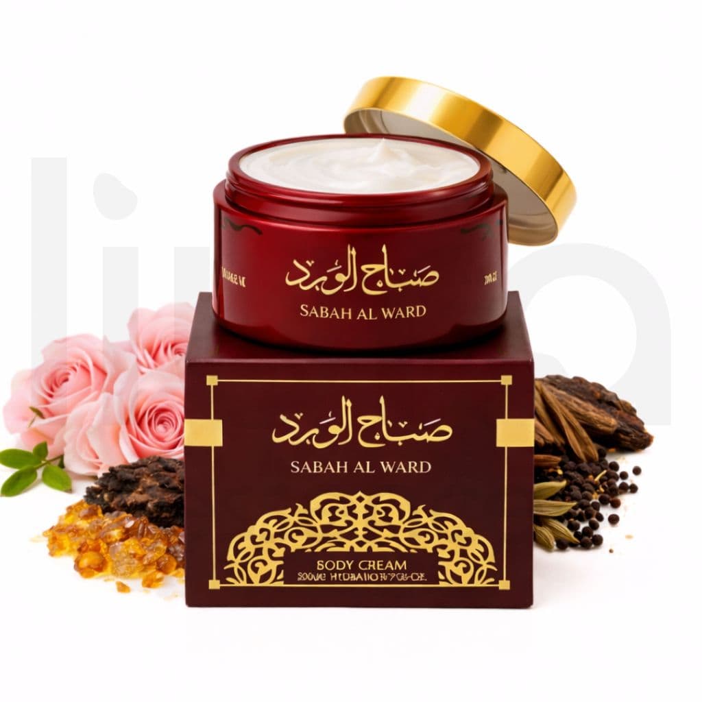 Hidratante Pasta Árabe Sabah Al Ward Creme em Pote 200g Isabelle la Belle