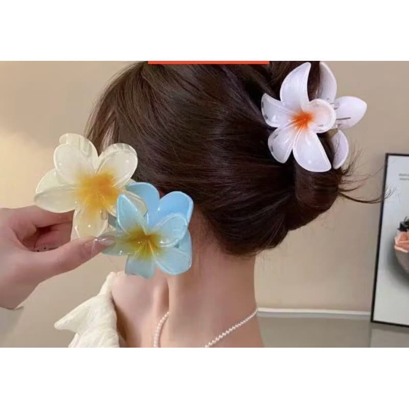 Kits Ate 12 Peças Grampos piranha De Cabelo Flor De Feriado De Praia Barrettes