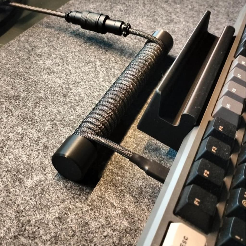 Haste para Cabo de Teclado Coiled Cable Winder Sem cabo