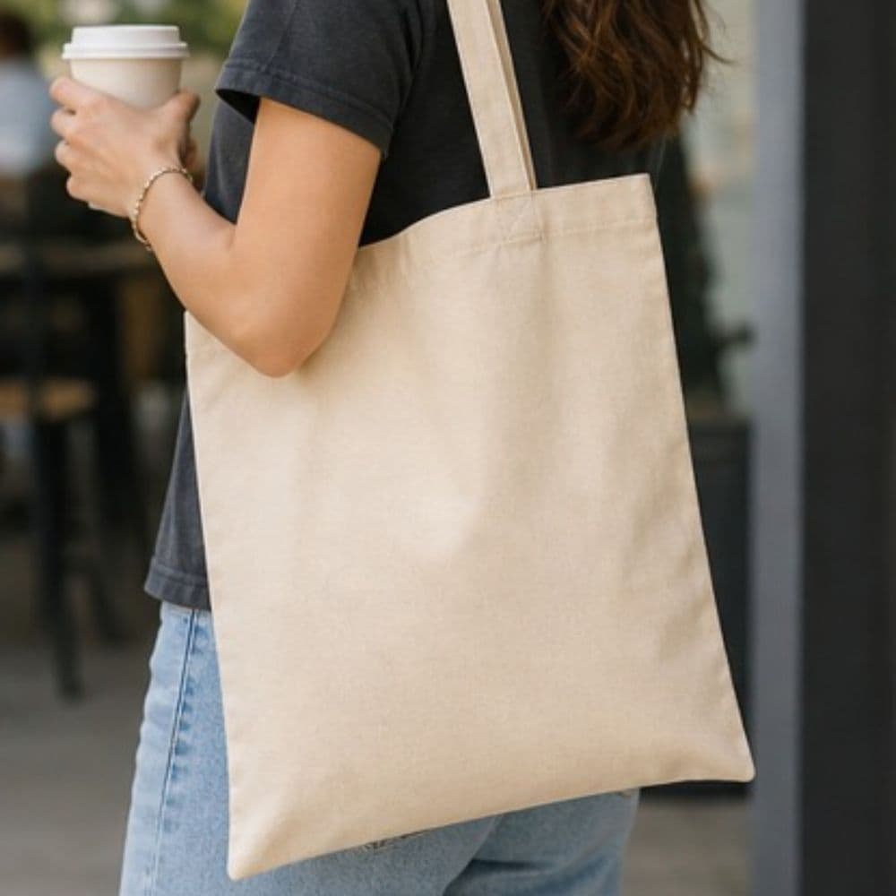 Sacola Ecobag Ecológica 100% algodão cru 30x40