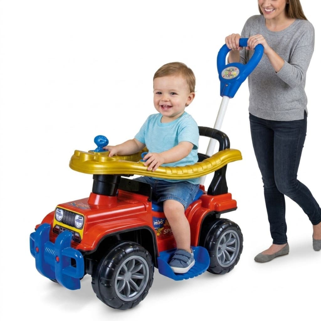 Carrinho Infantil Passeio Resistente Leve Com Haste Ajustável Seguro