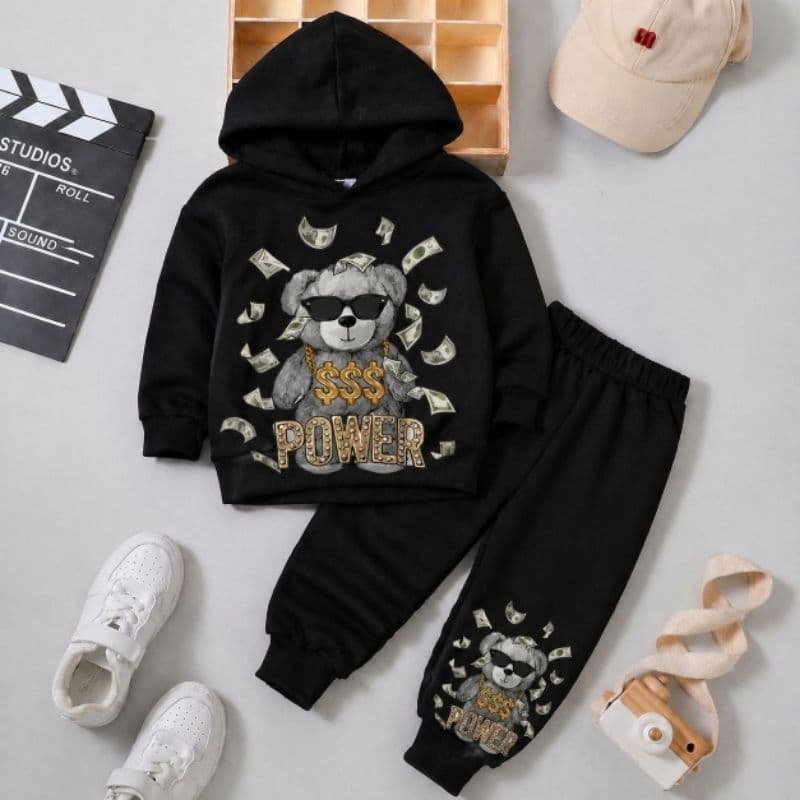 Conjunto Moletom Infantil Criança Menino e Menina Flanelado Peluciado Térmico Inverno Gola Careca