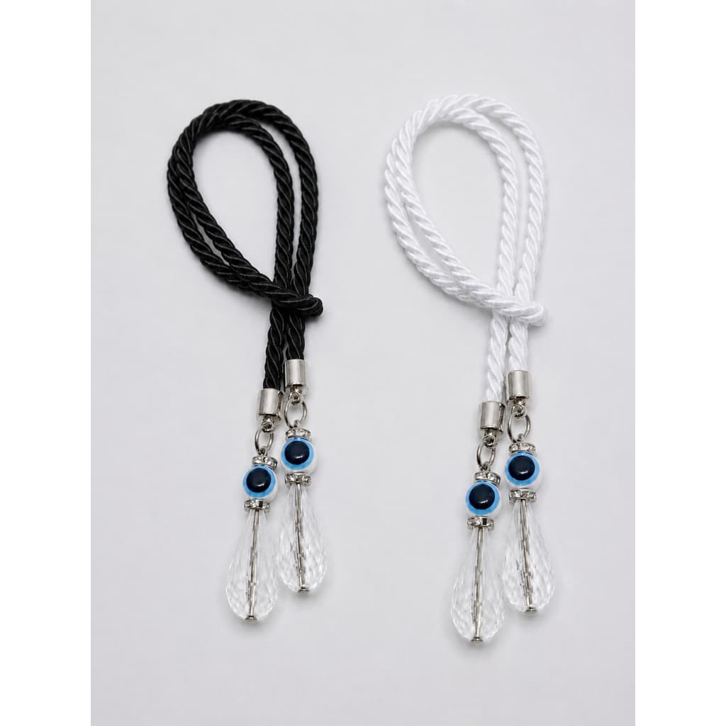 Kit 2 Cordões Artesanais com Olho Grego – Elegância e Proteção
