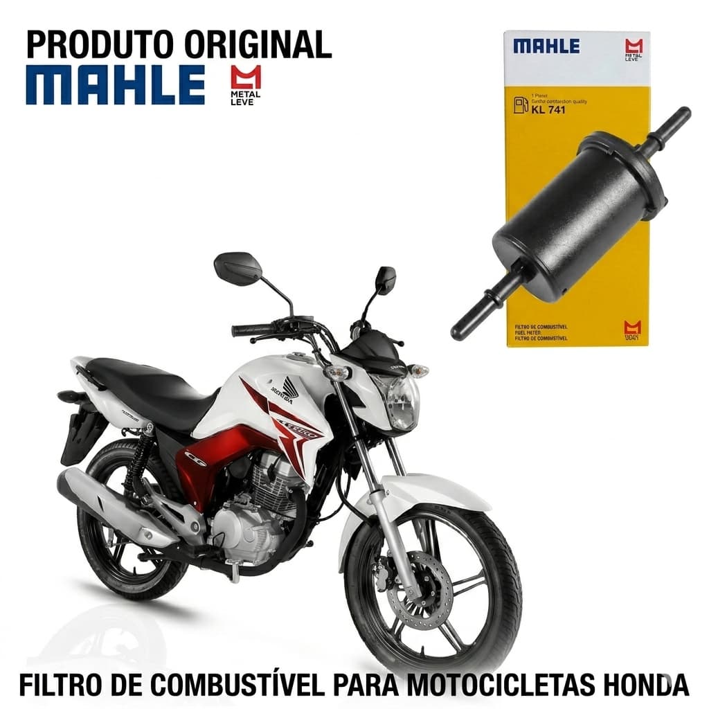 Filtro Combustível moto HONDA CG 160 TITAN 2016 2017 2018 2019 2020 2022 2023 KL741 16910KVS611