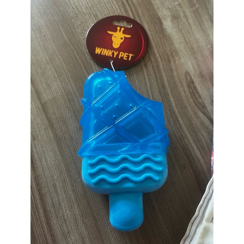 Mordedor Pet Gelado para Congelar – Formato Picolé | Winky Pet