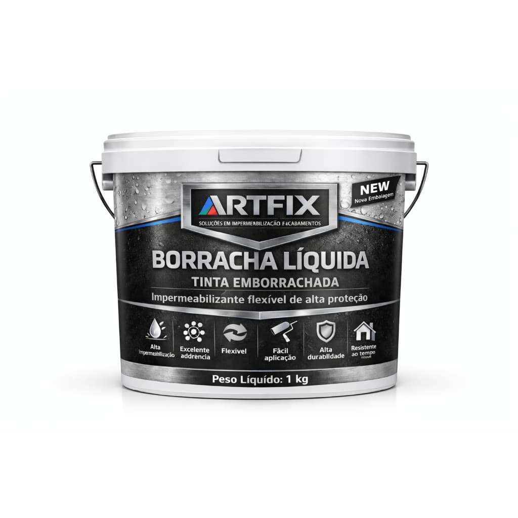 Manta Líquida 1kg Emborrachada Impermeabilizante - Linha Premium