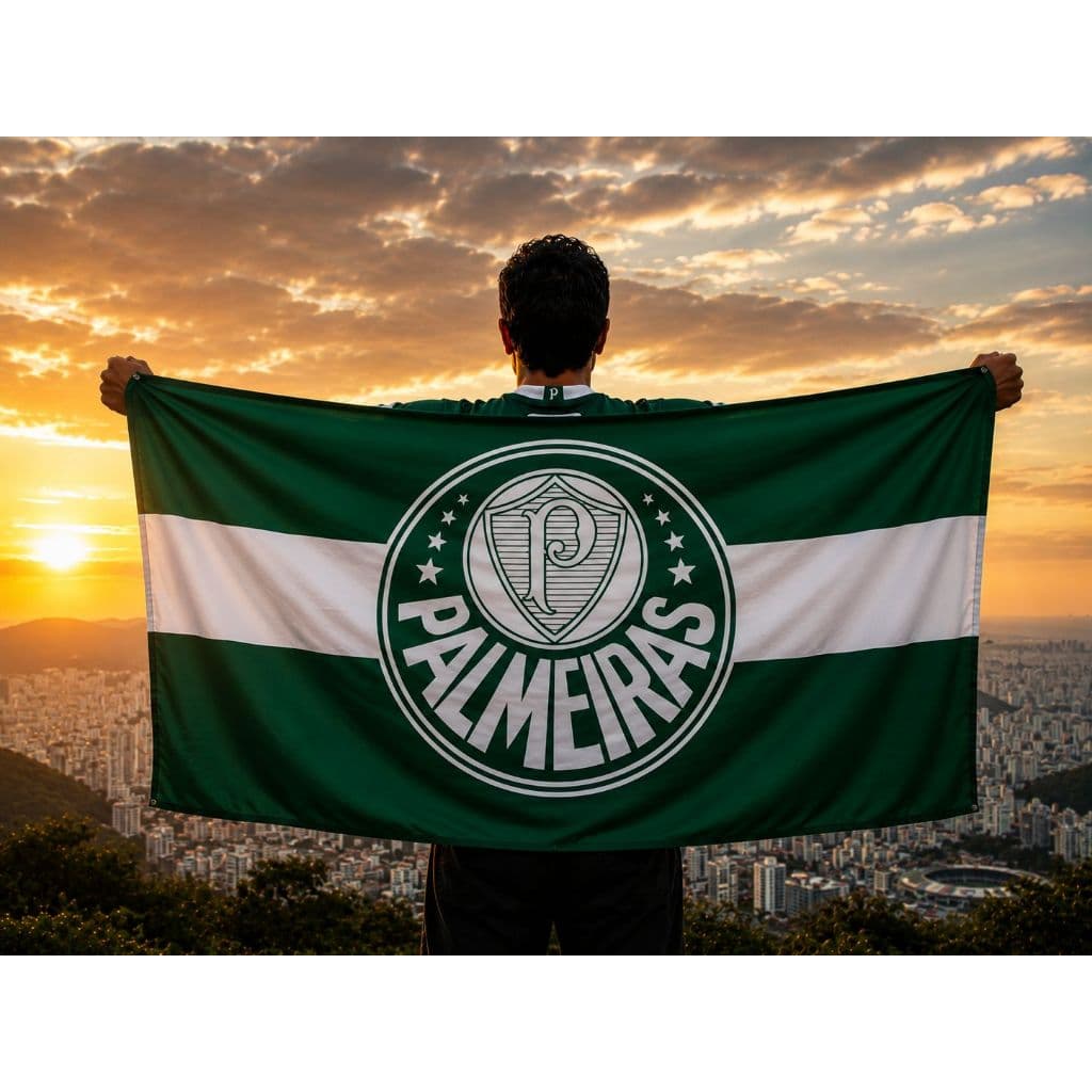 Bandeira do PALMEIRAS 1,00x1,50 time torcida jogo