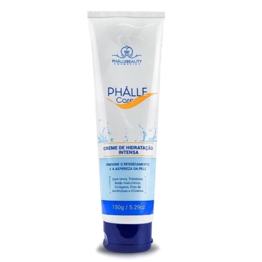 Creme de Hidratação Intensa PhálleBeauty Care 150g Com Ureia Ácido Hialurônico e Colágeno