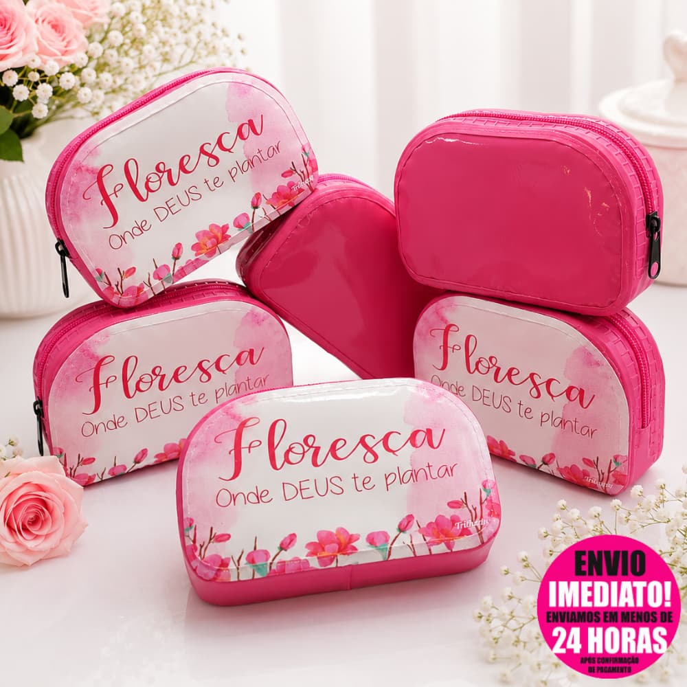 KIT 6 UND CARTEIRA  EVANGELICA / CRISTÃ FEMININA PORTA MOEDA,CARTÃO, BATOM PORTATIL , COMPACTA LEMBRANCINHA, DIA A DIA
