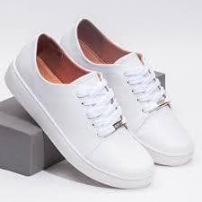 TÊNIS FEMININO CASUAL VIZZANO OFICIAL PELICA BRANCO SUPER MACIO LEVE