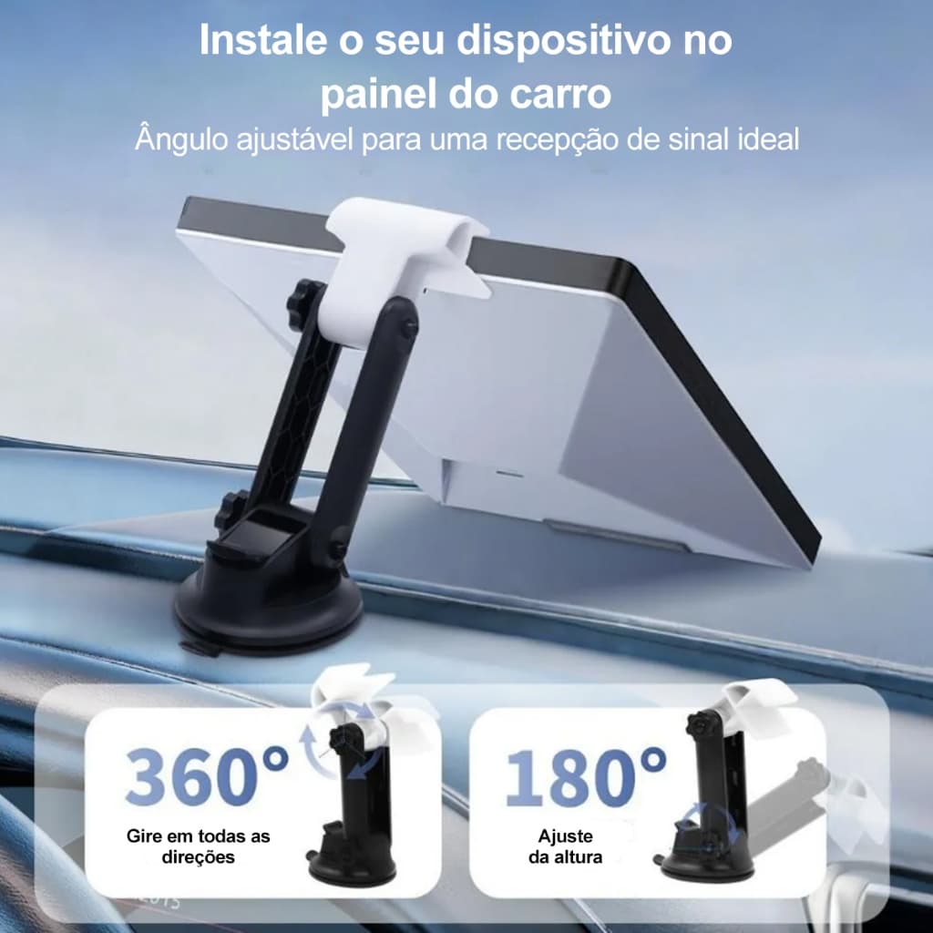 Suporte Starlink Mini, Ventosa para Painel, Ângulo de Montagem Magnético para Teto e Rack de RV