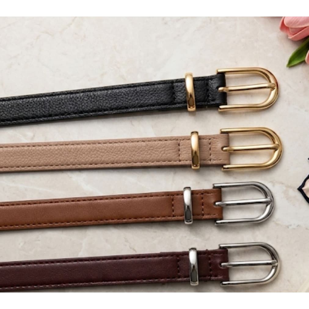 Cinto Feminino com Fivela de Strass – Luxo Versátil para Todas as Ocasiões.