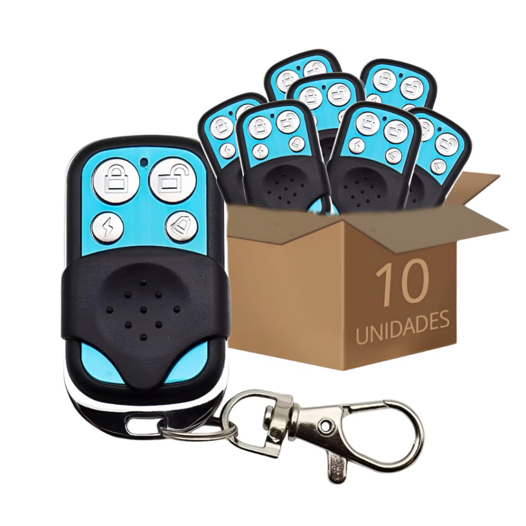 Controle De Portão Para Portões Garagem Fechadura Eletrônica Persianas / 10 Unidades