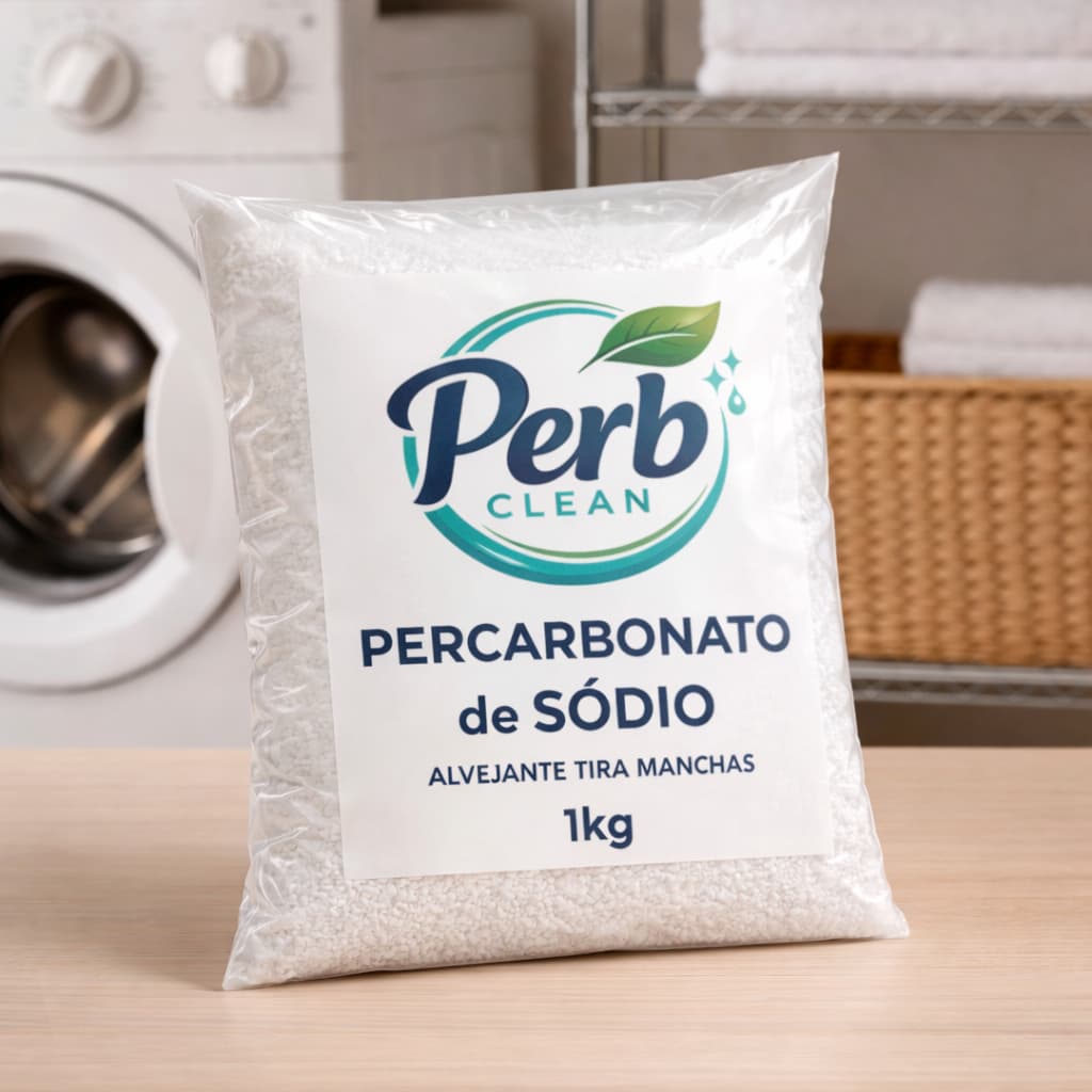 Percarbonato de Sódio 100% Puro – Tira Manchas Super Potente para Roupas Brancas e Coloridas