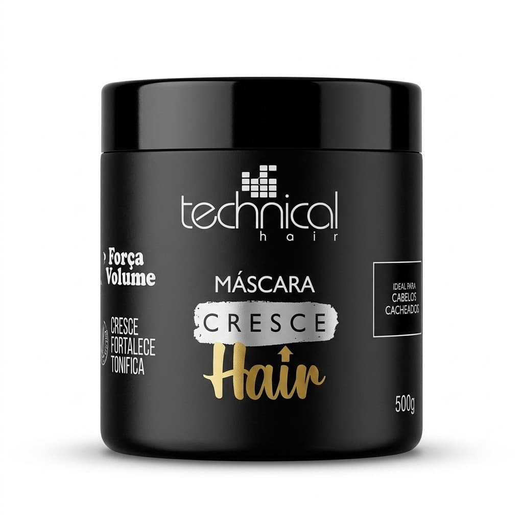 Mascara Capilar Technical Hair Cresce 500g Hidratante Profissional Tratamento Crescimento Cabelo