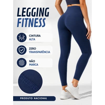 Legging cos alta SUPLEX GROSSO  legging zero transparência  legging academia feminina