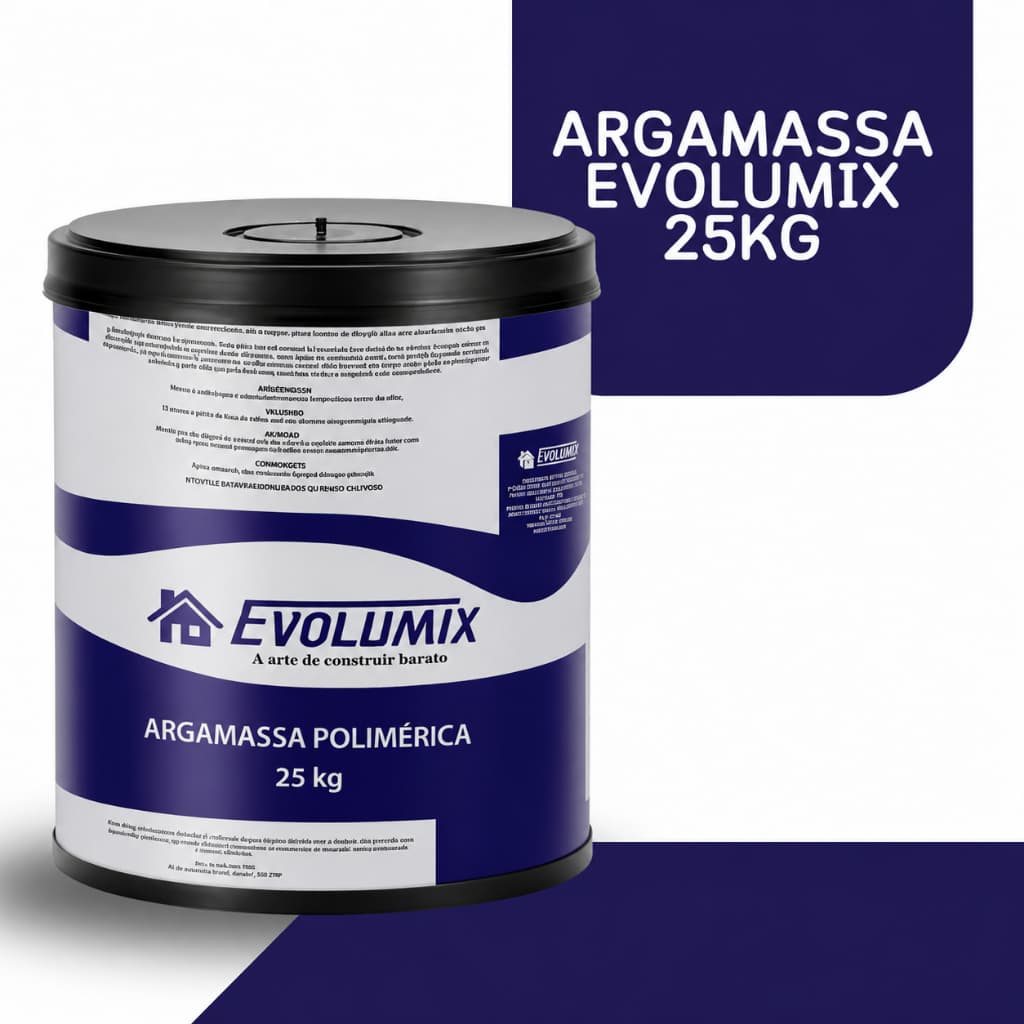 Argamassa Evolumix Polimérica Cola Tijolo e Bloco 25kg
