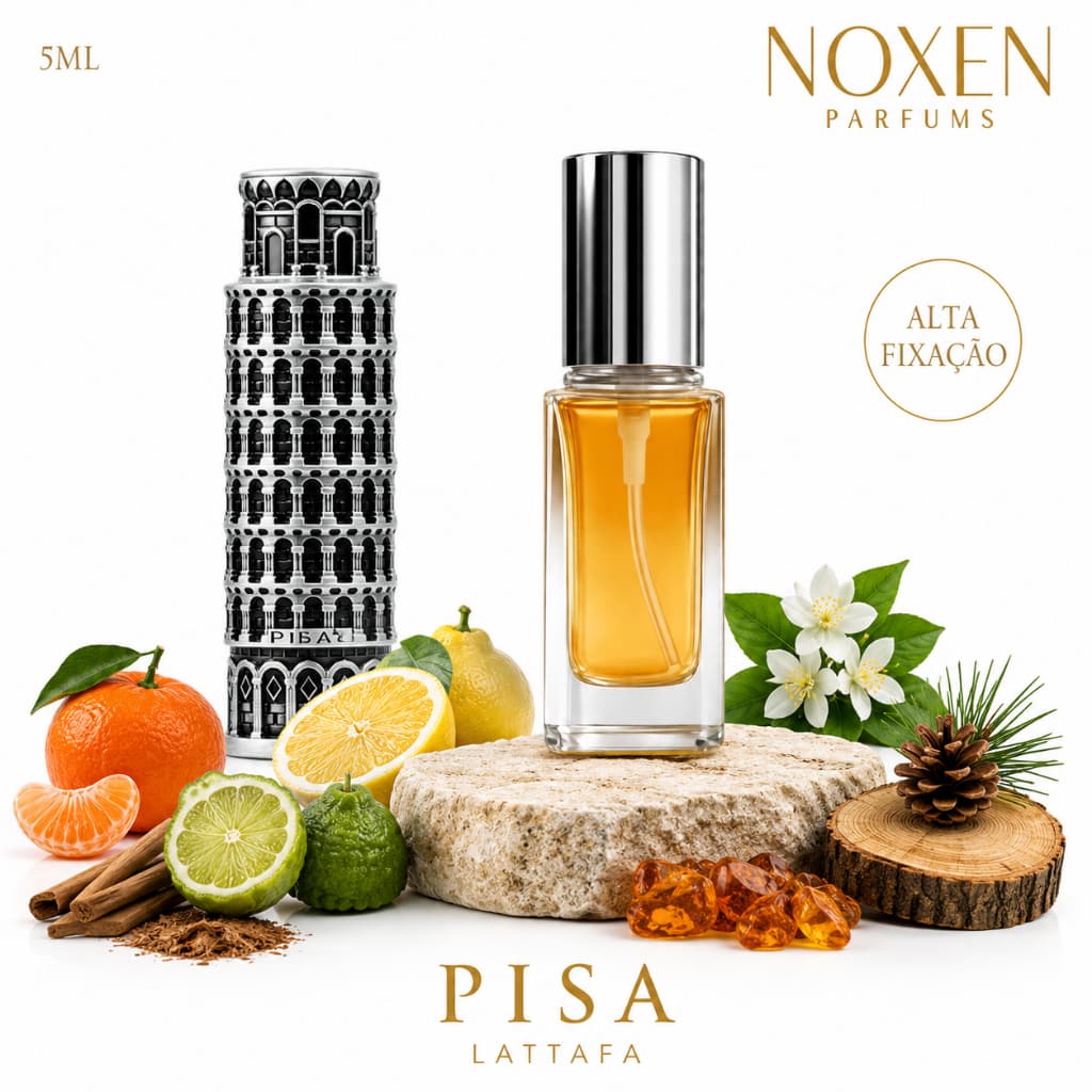 Perfume Masculino 5ml Premium Vidro Spray P.i.s.a Fresco Elegante Importado