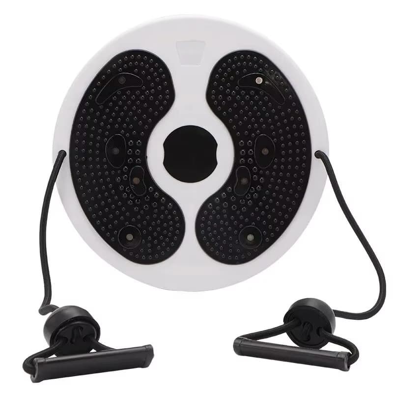 Disco Twister Exercícios Abdominal Cintura Fitness Com Elástico Preto