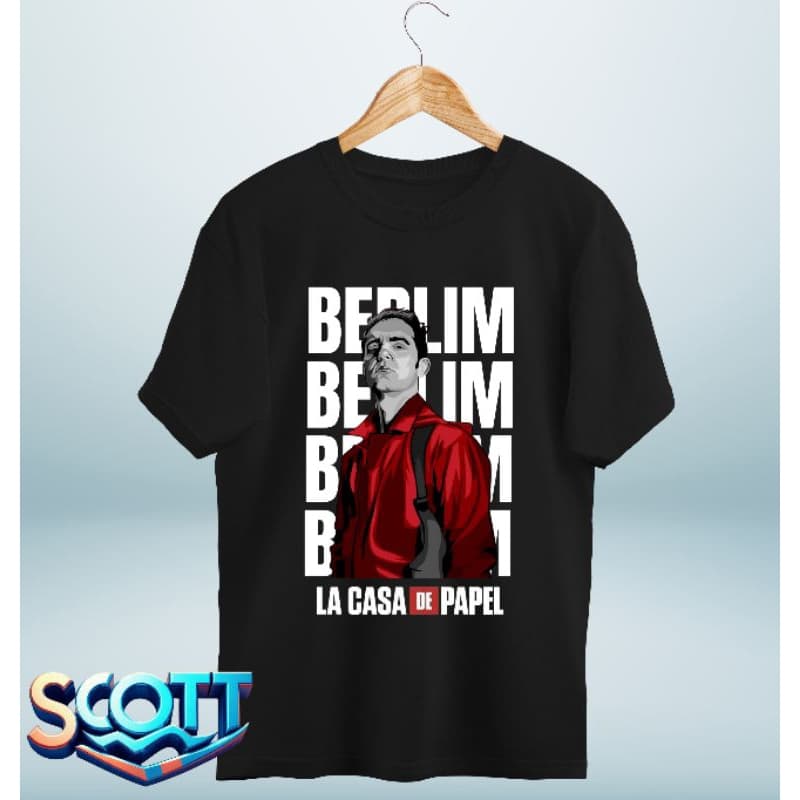 Camiseta La casa de papel personagens unissex 100% algodão
