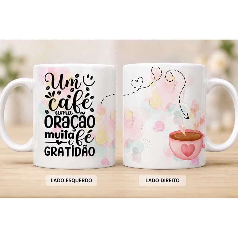 Caneca Personalizada / Caneca Café / Caneca Gratidão