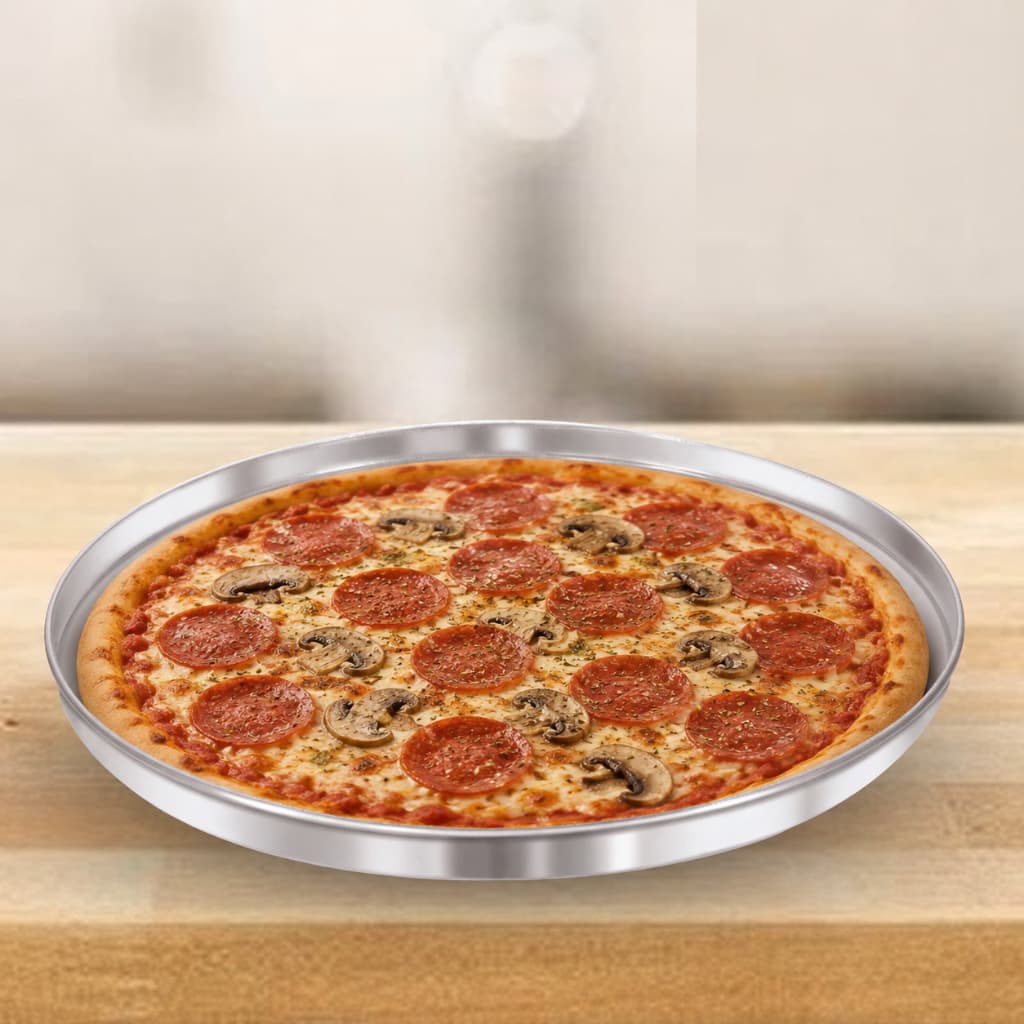 Assadeira Polida para Pizza 30cm
