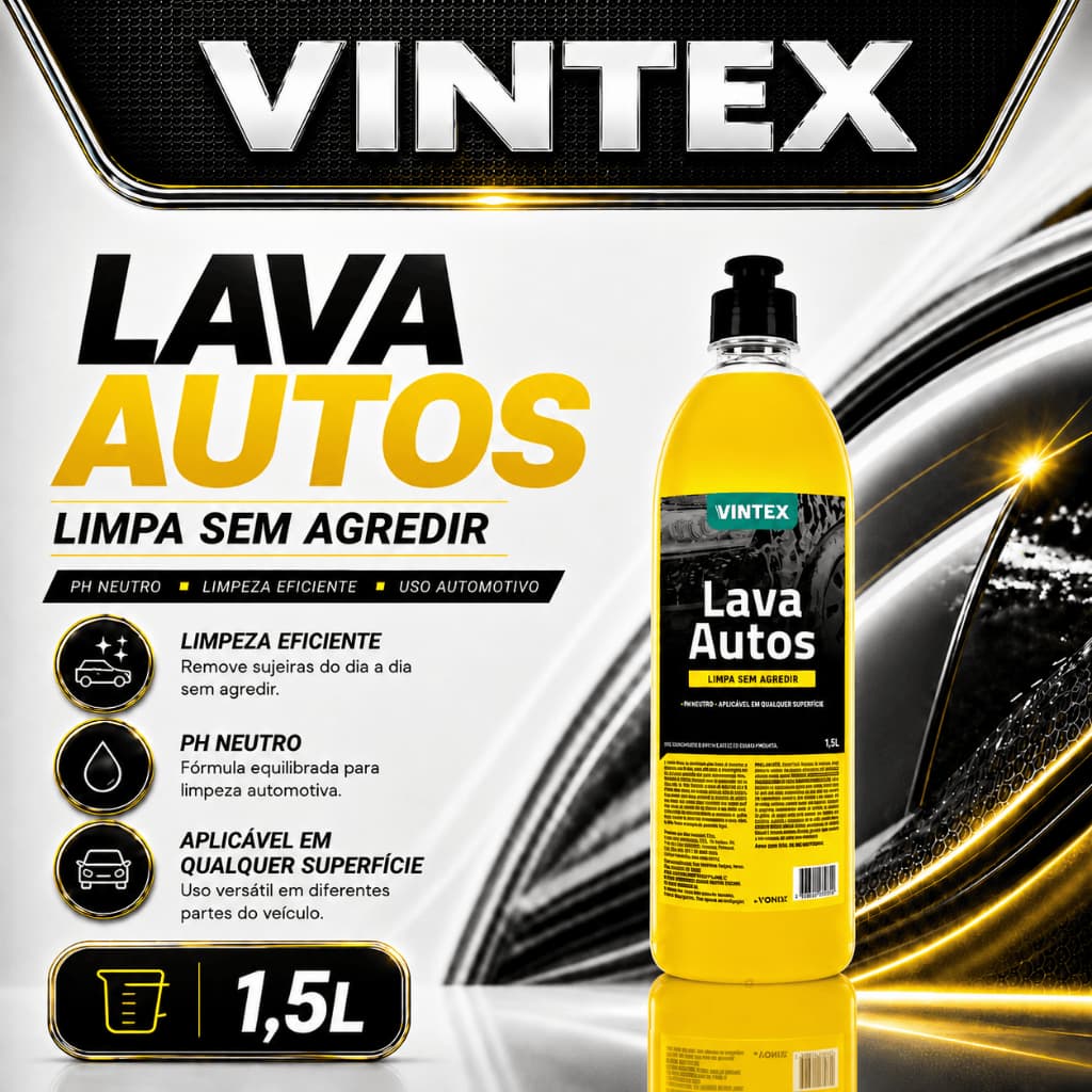 LAVA AUTOS LIMPA SEM AGREDIR 1,5 VONIXX