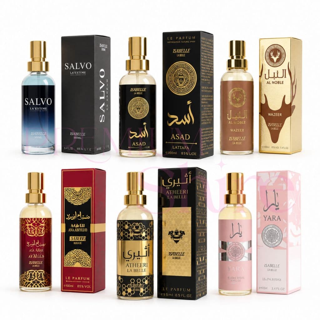 Perfumes Arabes e Importados Isabelle la Belle 15ml Asad Yara Fakhar Royal Club de Nuit Alien Angel
