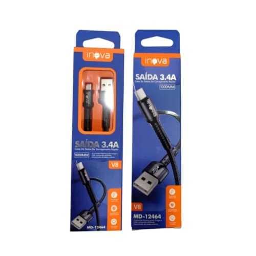 Cabo Tipo - C   Carregamento Rápido USB