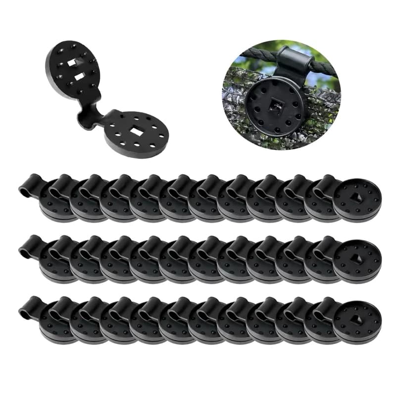 Kit Presilhas para Tela Sombrite Anti-UV Fixador Forte Sem Rasgar Tecido Agrícola Horta